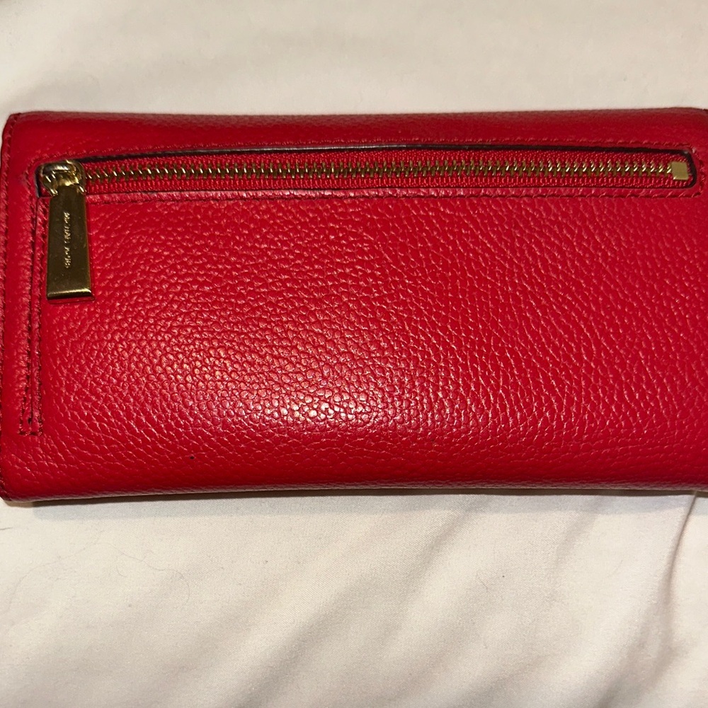 Michael Kors Vibrant Red Wallet - Picture 3 of 6